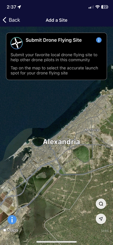 Add a Flying Site